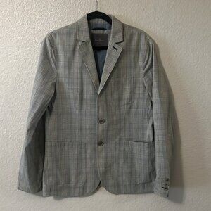 Cole Haan Men's Blazer in Gray Check Pattern
